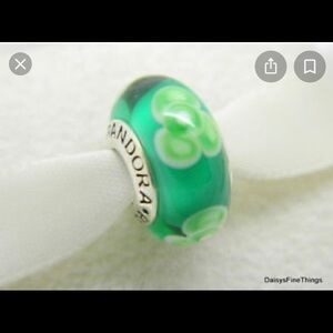 Authentic Pandora charm - beautiful green
